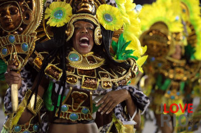 rio de janeiro brazilian carnival parades, queens and floats