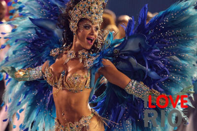 rio de janeiro brazilian carnival parades, queens and floats